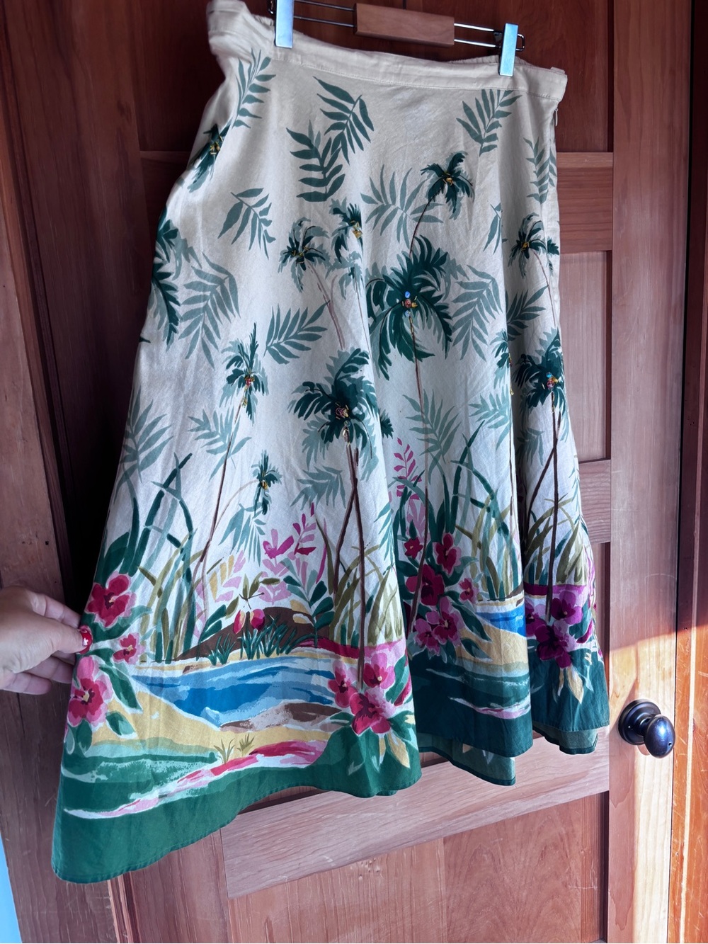 Vintage Koret 100% Cotton Playful Boho Skirt